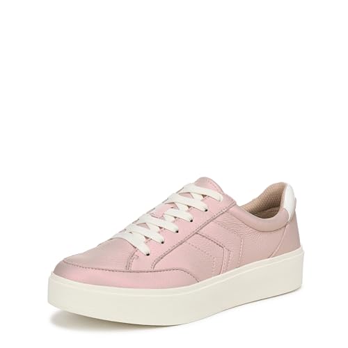Dr. Scholl's Women's Madison Lace Sneaker Soft Pink Metallic 7.5 M