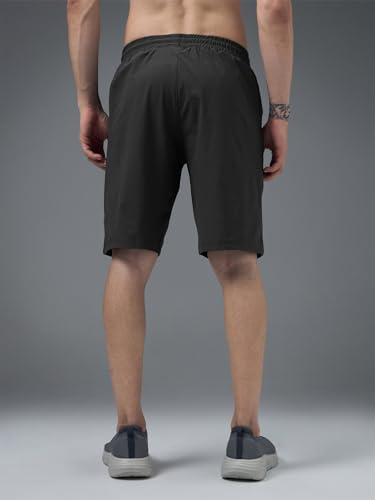 Image of TECHNOSPORT Men's Regular Fit Solid Sports Shorts with Duracool+ for Running, Training & Workout Wear