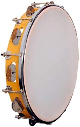 Anand Musical Store Tambourine/Fiber Dafli 10 inches