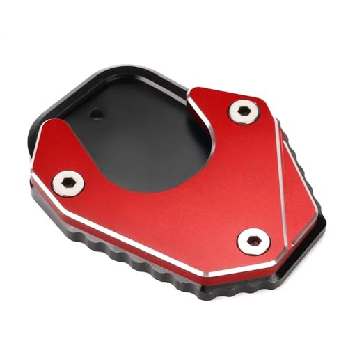 Motorrad Ständer Für Honda CRF250 RALLY CRF250L CRF 250L 2017-2020 2018 2019 Verlängerung Pad Seite Stehen Vergrößerungs Platte(Rot)