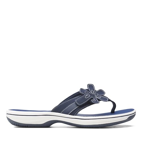 Image of Clarks Women's Brinkley Flora Cloudsteppers Flip-Flops