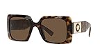  Versace Gafas de Sol MEDUSA STUD VE 4405 Dark Havana/Brown 54/22/140 mujer
