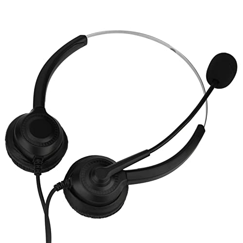 Cosiki Auriculares con Micrófono, Auriculares con USB de Micrófono WTIH Auricidad de con para PC para Oficina en Casa