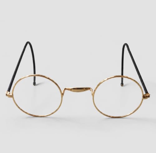 Image of Agstum Retro Small Round Optical Rare Wire Rim Eyeglasses Frame