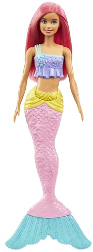 Barbie Dreamtopia Boneca sereia com cabelo rosa (Mattel GGC09)