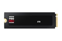 Samsung 9100 PRO Heatsink NVMe M.2 SSD, 2 TB, PCIe 5.0, 14.700 MB/s Lesen, 13.400 MB/s Schreiben, Interne SSD für PC- sowie Konsolen-Gaming und Videobearbeitung, Schwarz, MZ-VAP2T0CW – Ansicht 2