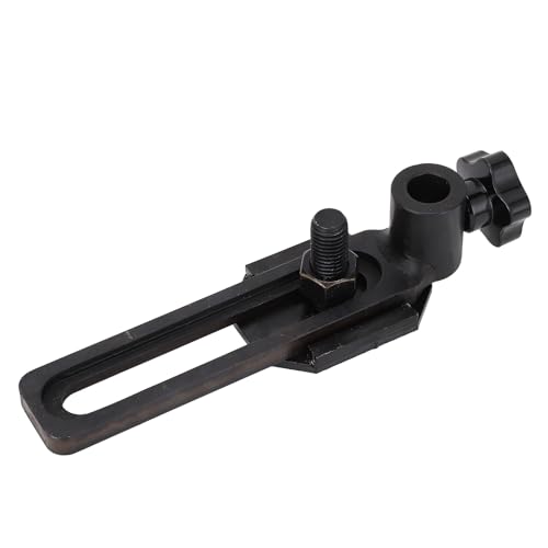 SEAFRONT Lathe Tool Holder Base, Lathe Accessory, Alloy Steel 230mm Length 25mm Hole Diameter, Shock Absorption, Woodworking Tool Rest Base