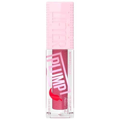 Maybelline New York Lifter Plump – Plumping Lip Gloss, Mauve Bite, 5ml