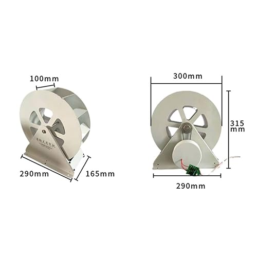 Gerador De Turbina De Água De 50/100 W, Roda D'água, Gerador Hidrelétrico, Geração De Energia Tipo