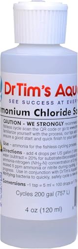 Dr. Tim’s Aquatics Ammonium Chloride Aquarium...