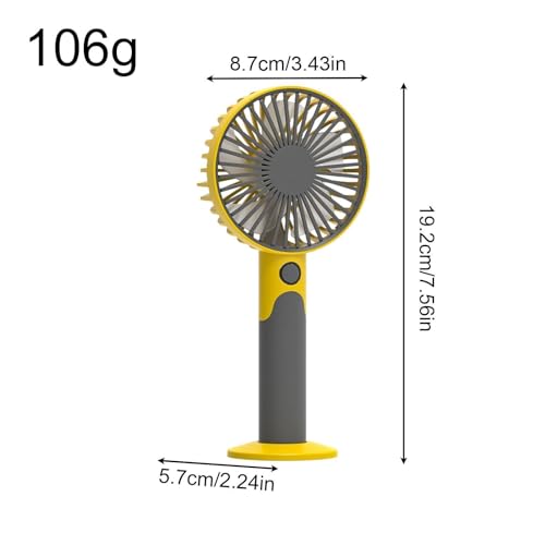 Ventilador de mano personal con 6 velocidades para mesa 7