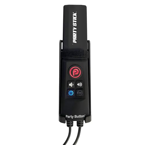 Party Stick | Wireless Music Sharing Adapter | one-Click Party Button Pairing | USB Powered | Mini Jack Audio Output | (Portable)