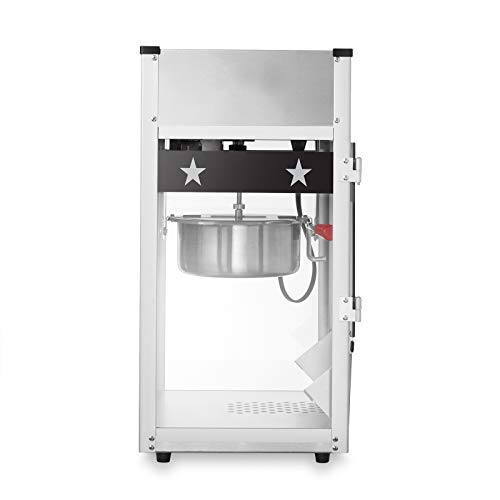 Olde Midway Commercial Popcorn Machine Maker Popper With 8-Ounce Kettle - Black #TOP3