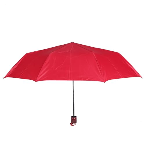 Image of 3-Fold Mono Silver Manual Opening 21.5inch Umbrella for Mens and Womens