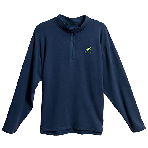 Men's Performance Quarter Zip Pullover, Performance Athletic Long Sleeve Mock Neck Moisture Wicking Pullover