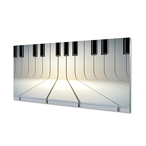 Impression sur verre piano Tulup | Décoration murale moderne salon 140x70