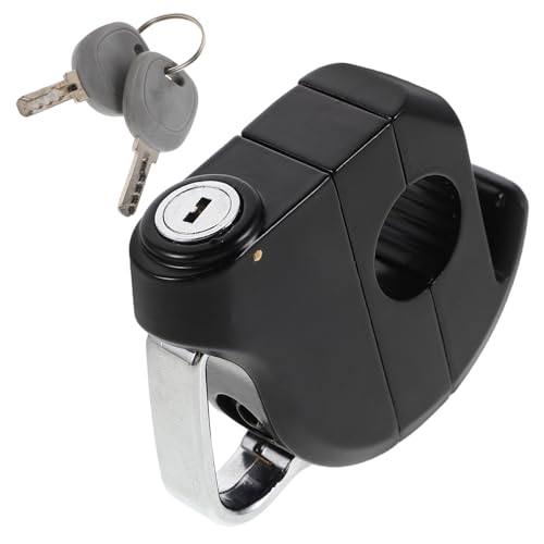 Candado antirrobo para casco de moto compatible con manillar de bicicleta y gancho de aluminio
