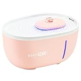 【Protección contra fallos de alimentación por bajo nivel de agua】SOOFPET fuente para gatos utiliza un nuevo sensor de nivel de agua integrado para detectar con precisión el nivel de agua. Cuando la cantidad de agua restante en la Automática bebedero gatos es menos de 200 ml, la luz indicadora parpadeará para indicar la protección de apagado, evitar la quema en seco, y prolongar en gran medida la vida útil de la bomba.