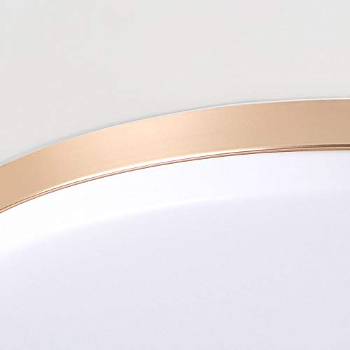 Plafonnier LED moderne flush mount avec éclairage acrylique trois couleurs - 7