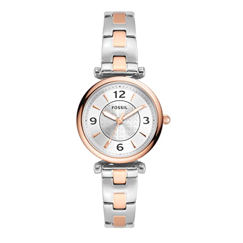 Fossil Carlie Analog Silver Dial Women's Watch-ES5201