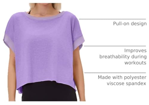 Image of UNIANKIYA Open Back Workout Tops for Women Loose Fit Athletic Crop Tee Short Sleeve Gym Running Yoga Shirt