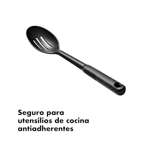 Cucharón-espumadera de nailon resistente al calor con cómodo mango antideslizante para cocina 6