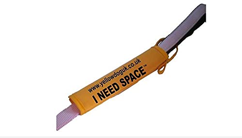 Yellow Dog UK "I NEED SPACE" Dog Lead cover for nervous, anxious dogs that need space - Image 3