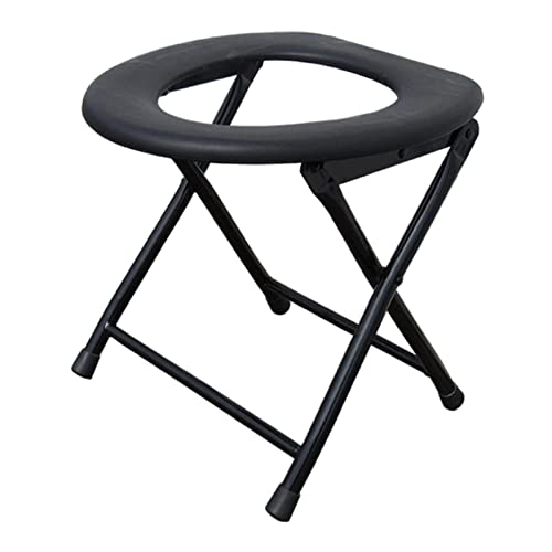 Zxpjkyu Portable Folding Toilet Seat for Camping and Outdoor Use