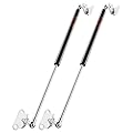 PAMAGOO 28 inch 180 lbs 801 N Gas Struts, 2pcs Heavy Duty Lid Shocks, 28" Springs with Mounting Brackets for RV Bed Door Floor Hatch Travel Trailer Door