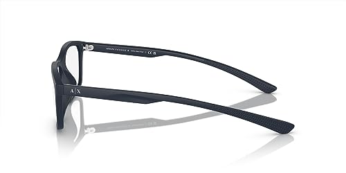 Image of Armani Exchange mens Ax3108u Universal Fit Square Prescription Eyewear Frames