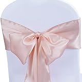 Babenest Satin Chair Sashes Ties Upgraded 10 pcs...