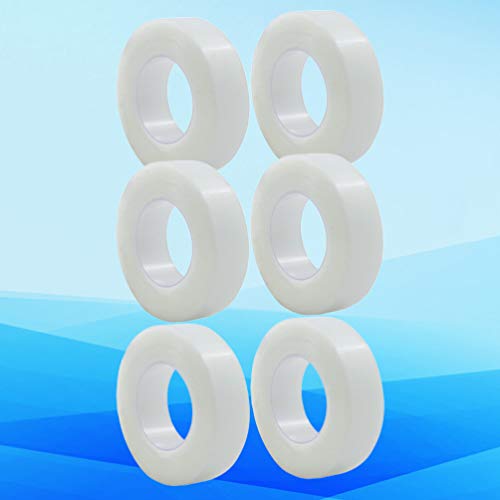 HEALLILY 6 Rolos de Fita Adesiva Médica Atadura Adesiva Rolos de Fita Adesiva Clara Extensão de Cíli