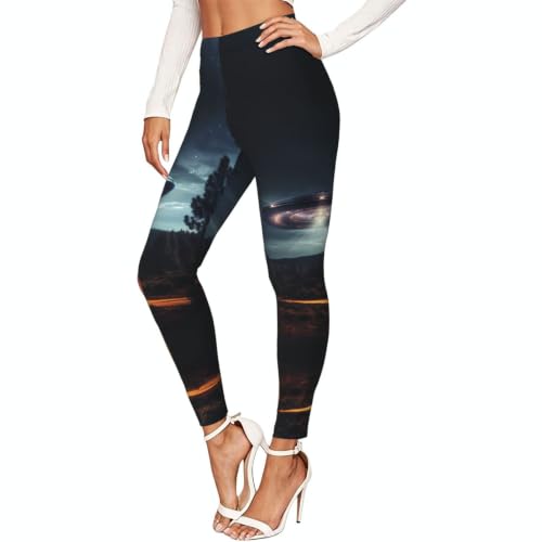 Leggings de ovni para mujer perfectos como pantalones de entrenamiento suaves para gimnasio