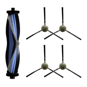 For Lefant For M3 Robot Vacuum Accessories Kit with Main Roller Brush and Four Side Brushes to Maintain Clean and Hygienic Floor Surfaces