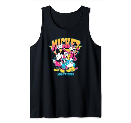 Débardeur Disney Mickey & Friends Vintage décontracté sans manches en coton graphique