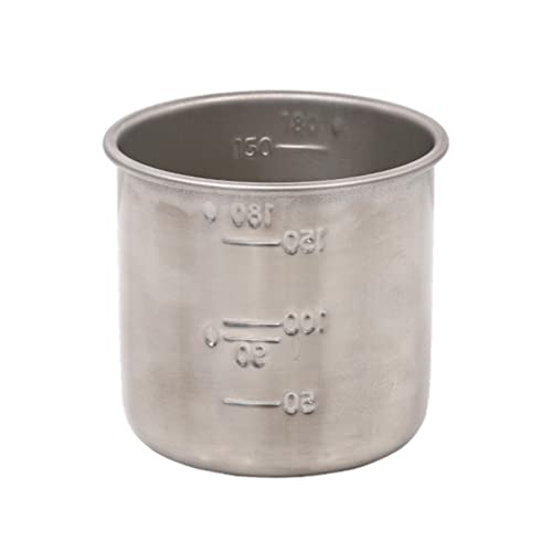 HEMOTON Stainless Steel Measuring Cups Japanese Rice Measuring Cup Rice Cooker Measuring Cup Rice Cup Replacement for Dry and Liquid Ingredients