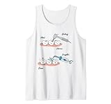 Funny Teeth Treatment Zahnarztbohrer, saubere Bewässerung gefüllt Tank Top