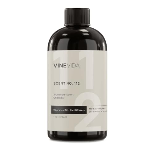 VINEVIDA [16 Oz] Inspired by: Charcoal; Diffuser Oil Refill | Premium Scent Diffuser Oil for Home | Non-Toxic Fragrance