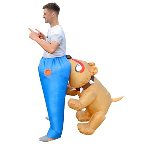 Disfraz Inflable Divertido para Halloween para Perro miniatura 6