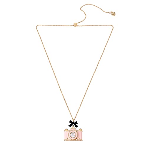 Betsey Johnson Camera Pendant Slider Necklace #TOP27