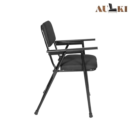Image of CTABWT (E-12) Folding Study Chair, Adjustable Writing Pad, Work from Home, Educational Centre, Office, Study, College, School, Classroom, Home, (Black)