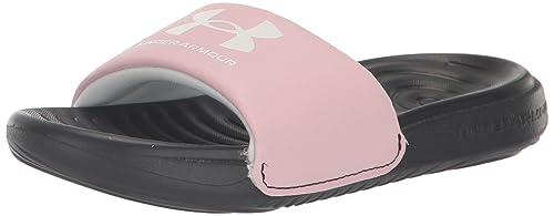 Under Armour Girls' Ansa Fixed Strap, (004) Black/Prime Pink/White, 1, US