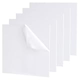 UNICRAFTALE 5 Stück 20x20cm Acrylplatte Quadratische Weiße Acrylplatten Für Lasergravur 2mm Dicke Plexiglasplatte Transparente Kunststoffplatte Acrylplatte Für Bilderrahmen Glasersatz Bemalung