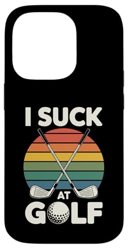 I Suck At Golf Loser Dad ȃW[N St X}zP[X iPhone 14 Pro p