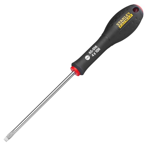 Image of STANLEY 0-65-016 FATMAX SCREWDRIVER FLARED 4 X 100MM