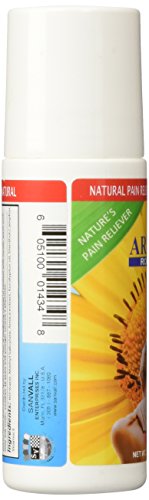 Image of Sanar Naturals Arnica Roll On, 3 oz - Max Strength Relief - Fast Acting - Clear Gel Ointment for Back, Joints, Neck, Legs (Pack of 3)