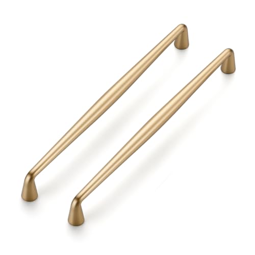 Image of Ravinte Champagne Bronze Cabinet Handles Solid Handles,8 Inch,10 Pack