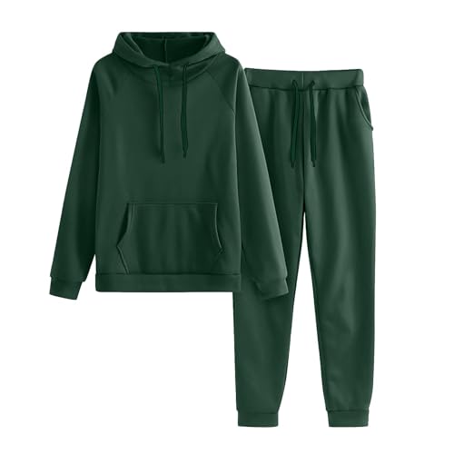 cfpqv Chándal para mujer, monocolor, liso, con sombrero, para mujer, Negro , M