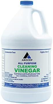 CPDI All-Purpose White Vinegar Cleaning Solution, 1 Gallon, Multi-Surface Cleaner for Hard Water Stains, Bathroom and Kitchen Surfaces, and Clothes, Effective Deodorizer