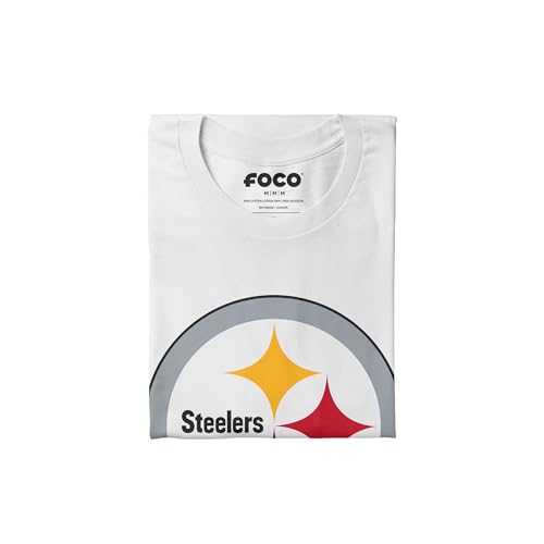Image of FOCO Men's NFL Team Primary Logo Black Short Sleeve T-Shirt
